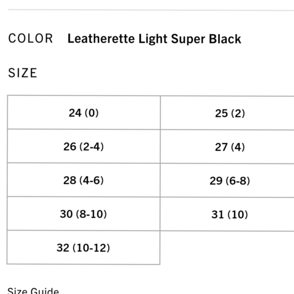 AG faux Leatherette Modal Farrah skinny ankle Black moto  27R pants - Picture 8 of 9